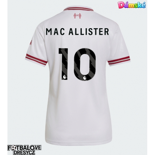 Liverpool Alexis Mac Allister #10 Dámské Venkovní Dres 2026-27 Krátký Rukáv Liverpool Alexis Mac Allister #10 Dámské Venkovní Dres 2026-27 Krátký Rukáv